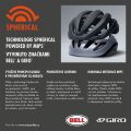 cyklistická přilba GIRO Aries Spherical Mat Black/White L