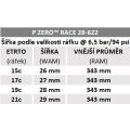 plášť PIRELLI P ZERO™ Race, 28 - 622, TechBELT, 127 tpi, SmartEVO, Black