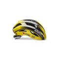 cyklistická přilba GIRO Aries Spherical Mat Black/Yellow Visma
