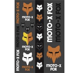 Samolepka Fox Heritage Track Pack