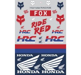 Sada samolepek Fox Honda Track Pack