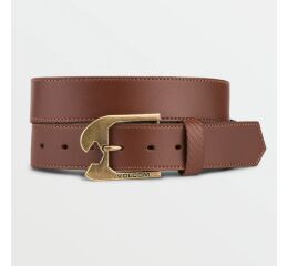 Pánský pásek Volcom Skully Leather Belt