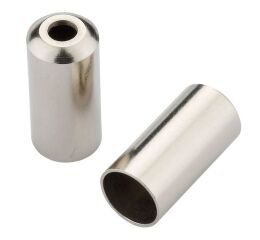 koncovka JAGWIRE brzdového bowdenu open 5mm mosaz chrom