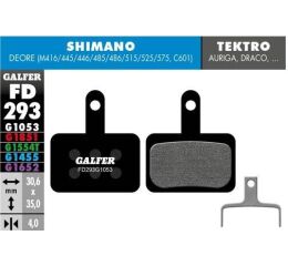 brzdové desky GALFER FD293 PERFORMANCE - Shimano deore, Tektro, TRP (neoriginál balení)