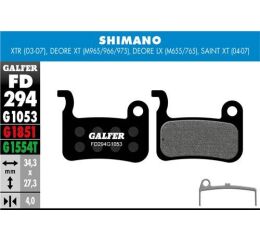 brzdové desky GALFER FD294 PERFORMANCE - Shimano, TRP