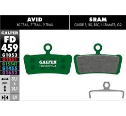 brzdové desky GALFER FD459 PRO - Avid, Sram