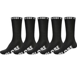 Pánské ponožky Globe Globe Blackout Socks 5 Pack
