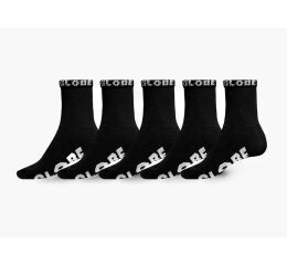 Ponožky Globe Blackout Crew Sock 5 Pack