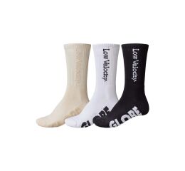 Ponožky Globe Low Velocity Crew Sock 3 Pack