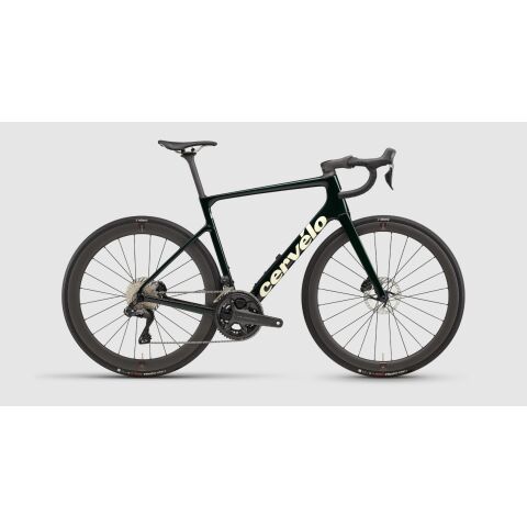 Silniční kolo Cervélo Caledonia-5 Ultegra Di2 Emerald/Cream 58