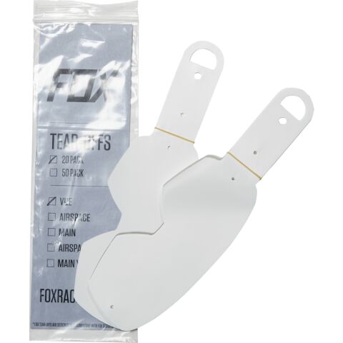 Náhradní skla Fox Vue Standard Tear Offs - 20Pk