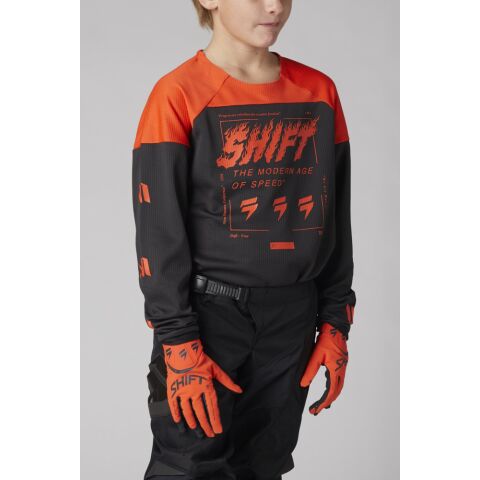 Dětský dres Shift Youth White Label Flame Jersey