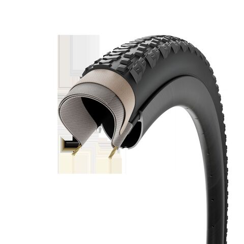 plášť PIRELLI Cinturato™ GRAVEL RM Perf.,45-622,TechWALL, 60tpi, SpeedGRIP,