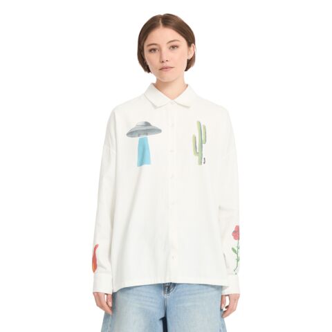 Dámská košile Volcom Fa Mickey Mason Shirt