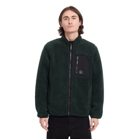 Pánská mikina Volcom Muzzer Fuzzar Zip