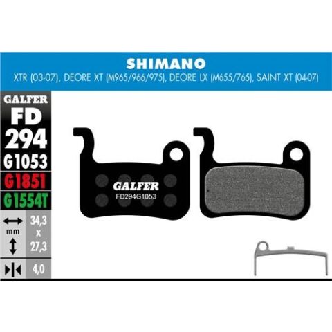 brzdové desky GALFER FD294 PERFORMANCE - Shimano, TRP